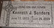 Engraved 24x12x4 G614 Gray Granite Cemetery Marker