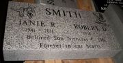 Engraved 24x12x4 G614 Gray Granite Family Headstone Marker