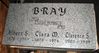 Engraved 24x12x4 G614 Gray Granite Family Memorial Marker