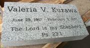 Engraved 24x12x4 G614 Gray Granite Gravestone Engraved 24x12x4 G614 Gray Granite Gravestone
