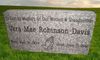 Engraved 24x12x4 G614 Gray Granite Memorial