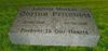 Engraved 24x12x4 G614 Gray Granite Monument