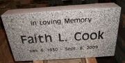 Engraved 24x12x4 Gray Granite Grass Marker