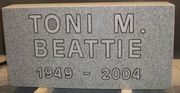 Engraved 24x12x4 Gray Granite Marker