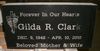 Engraved 24x12x4 Jet Black Granite Gravestone (No Paint)