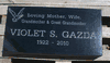 Engraved 24x12x4 Jet Black Granite Marker 