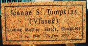Engraved 24x12x4 Marble Red Cemetery Memorial