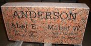 Engraved 24x12x4 Marble Red Granite Companion Marker Engraved 24x12x4 Marble Red Granite Companion Marker