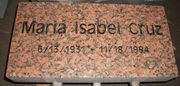 Engraved 24x12x4 Marble Red Granite Grass Marker