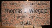 Engraved 24x12x4 Marble Red Granite Monument