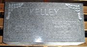 Engraved 24x12x8 Companion Bevel Cemetery Memorial in Gray Granite