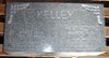 Engraved 24x12x8 Companion Bevel Cemetery Memorial in Gray Granite