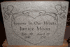 Engraved 24x16x4 Gray Granite Grass Marker