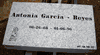 Engraved 28x16x4 Cemetery Memorial Monument in Grey Granite