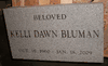 Engraved 28x16x4 G633 Gray Granite Headstone