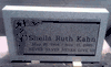 Engraved 28x16x4 G633 Gray Granite Memorial Marker