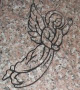 Engraved Angel Headstone Design 134 on Anxi Granite Engraved Angel Headstone Design 134 on Anxi Granite