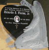 Engraved Angel Heart Monument