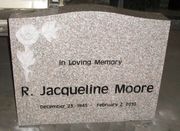 Engraved Anxi Granite U2 Carved Flower Upright Memorial