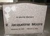 Engraved Anxi Granite U2 Carved Flower Upright Memorial