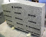  Engraved Anxi P0102 Monument Backside