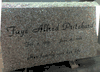 Engraved Anxi SP8P1 Headstone