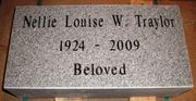 Engraved Basic 24x12x4 G633 Gray Gravestone