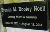 Engraved Black Granite Memorial