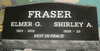 Engraved Black Granite Slant Gravestone