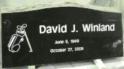 Engraved Black Headstone Engraved Black Headstone