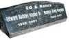 Engraved Blue Pearl Granite Companion Slant
