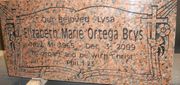 Engraved Book Headstone Design 408 on Marble Red Granite