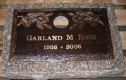 Engraved Bronze Tombstone