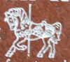 Engraved Carousel Horse Design 868