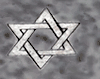 Engraved Cemetery Memorial Design 685 Star of David Gray on Granite
