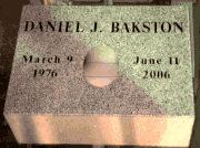 Engraved Cemetery Memorial Marker