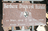 Engraved Complete 24x12x4 China Pink Cemetery Marker