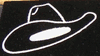 Engraved Cowboy Hat Design 1326