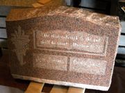 Engraved D-1 China Pink Companion Funeral Memorial