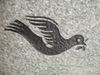 Engraved Dove Cemetery Headstone Design 206 on Gray Granite Engraved Dove Cemetery Headstone Design 206 on Gray Granite