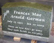 Engraved Evergreen Slant Cemetery Gravestone