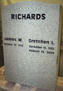 Engraved F01 Upright Memorial