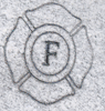 Engraved Fireman's Emblem Engraved Fireman's Emblem