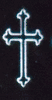 Engraved Fleury Style Cross Design 534