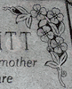 Engraved Flowering Dogwood Memorial Design 
