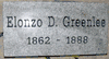 Engraved Gray Granite Headstone