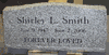 Engraved Gray Granite Tombstone