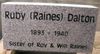 Engraved Gray Memorial Marker