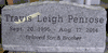 Engraved Gray Slant Memorial