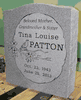 Engraved Gray Upright Memorial Engraved Gray Upright Memorial